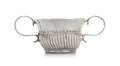 A Queen Anne Silver Miniature TwoHandled Caudle Cup