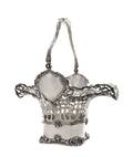An American Silver Brides Basket