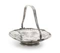 An American Silver Cake Basket