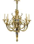 A French Gilt Bronze EightLight Chandelier