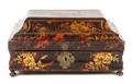 A Chinese Export Simulated Tortoise Shell Casket