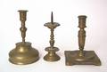 Brass candlestick late 17th c