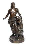 A French Bronze Figural Group