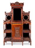 A Renaissance Revival Mahogany Hall Etagere