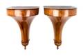 A Pair of Biedermeier Cherry Wall Brackets