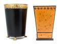 Two Tole Waste Paper Baskets