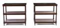 A Pair of Regency Style Mahogany Side Tables