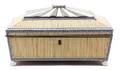 An Anglo Indian Bone and Quill Work Box