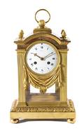 A French Gilt Bronze Mantel Clock