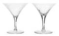 A Set of Etched Glass Stemware