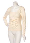 A Valentino Cream Wool Knit Top