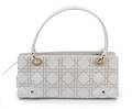 A Christian Dior Lady Dior White Leather Studded Tote