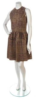 A Junya Watanabe Brown Harris Tweed Dress