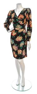 An Emanuel Ungaro Floral Print Dress