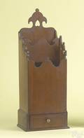 Pennsylvania mahogany pipe box ca 1780