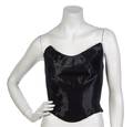 A Thierry Mugler Wet Look Bustier