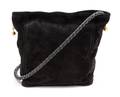 A Bottega Veneta Black Suede Bag