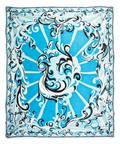 An Emilio Pucci Blue Print Scarf