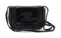 A Chanel Black Leather Flap Bag
