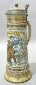 Mettlach pitcher ca 1900