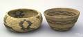 Two California woven baskets ca 1900