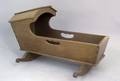 Pennsylvania walnut doll cradle 19th c