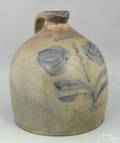 New York stoneware jug 19th c