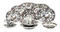 A Charles Meigh Ironstone Partial Dinner Service