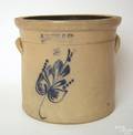 Two gallon stoneware crock 19th c