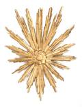 A Giltwood Sunburst Wall Hanging