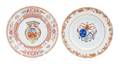 Two Chinese Export Porcelain Plates