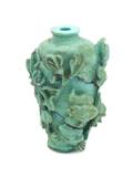 A Chinese Carved Turquoise Snuff Bottle