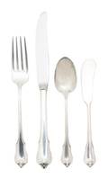 An American Silver Flatware Service