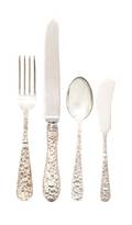 An American Silver Flatware Service