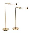 Pair of Brass Casella Pharmacy Lamps