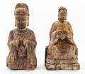 Two Carved Wooden Figures