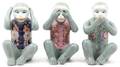 Three Chinese Porcelain Figures