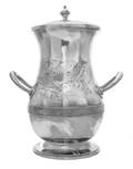 An American SilverPlate TwoHandle Urn and Cover