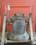 Philadelphia cast brass bell dated 1853