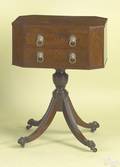 New York Federal mahogany workstand ca 1805