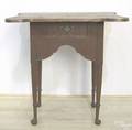 New England painted pine porringer top table ca 1800