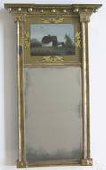 Charlestown Massachusetts late Federal giltwood mirror ca 1815