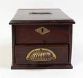 An English Mahogany Cash Till