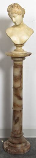 An Italian Alabaster Bust