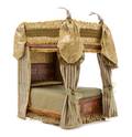 A Miniature Jacobean Style Tester Bed