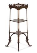 A Chippendale Style Mahogany Kettle Stand