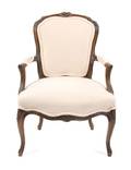 A Louis XV Style Walnut Fauteuil