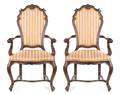 A Pair of Louis XV Provincial Style Armchairs