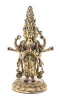 A Gilt Bronze Figure of Avalokiteshvara