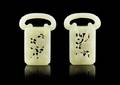 Two White Jade Belt Hooks